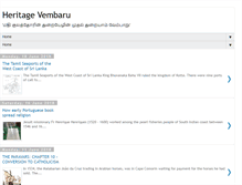 Tablet Screenshot of heritagevembaru.org